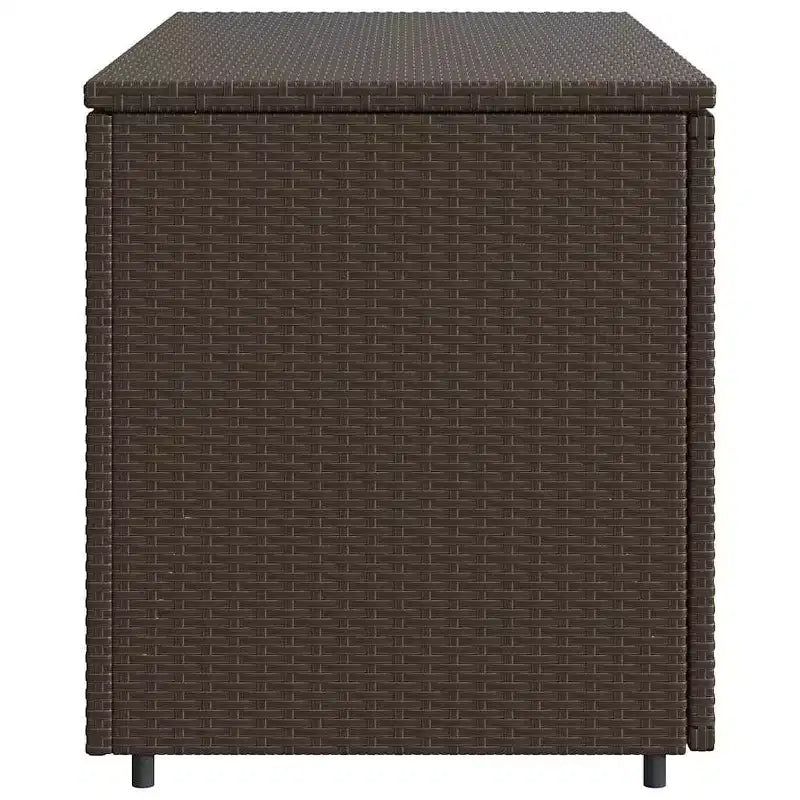 vidaXL Armoire de rangement de terrasse Organisateur d'outils Meuble d'extérieur en résine tressée