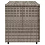 vidaXL Armoire de rangement de terrasse Organisateur d'outils Meuble d'extérieur en résine tressée