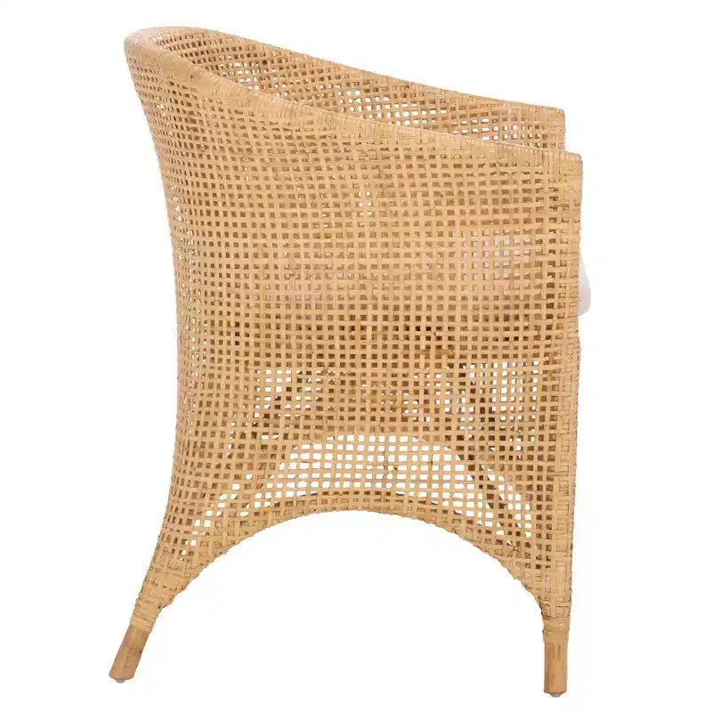 Fauteuil Taina - ACH6534 - Naturel/Blanc - Safavieh
