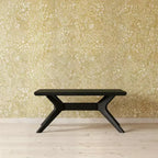 Table basse rectangulaire à pieds croisés (40 po x 20 po / 1020 mm x 510 mm)