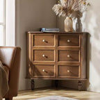 Meuble d'angle 2 portes Roland 30 H avec pieds tournés|ARTFUL LIVING DESIGNS
