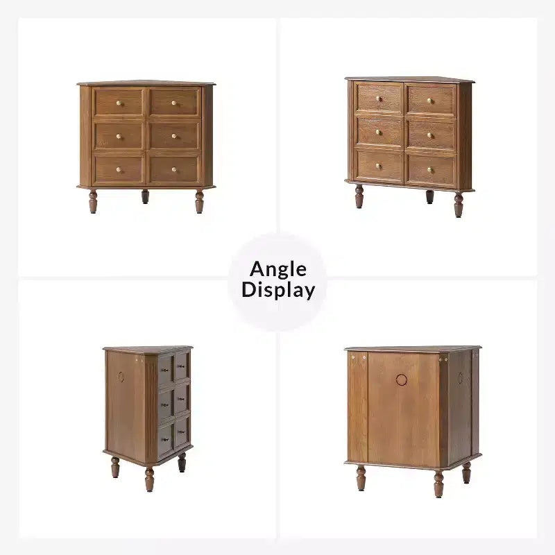 Meuble d'angle 2 portes Roland 30 H avec pieds tournés|ARTFUL LIVING DESIGNS