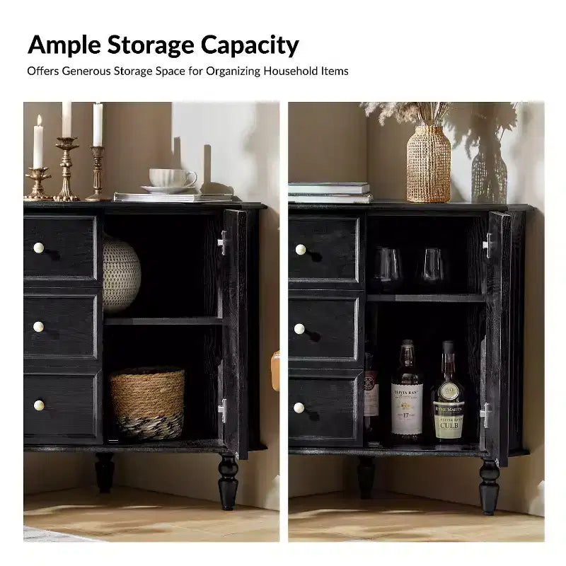 Meuble d'angle 2 portes Roland 30 H avec pieds tournés|ARTFUL LIVING DESIGNS