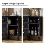 Meuble d'angle 2 portes Roland 30 H avec pieds tournés|ARTFUL LIVING DESIGNS