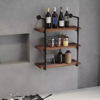 Étagères murales industrielles, étagère flottante, étagère de présentation en métal pour le salon ou la chambre à coucher