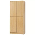 Meuble de rangement de cuisine Homy Casa 72 avec portes, étagères et tablettes réglables