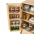 Meuble de rangement de cuisine Homy Casa 72 avec portes, étagères et tablettes réglables
