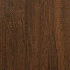 vidaXL Bibliothèque Chêne marron Bois d'ingénierie et métal 100 x 33 x 108,5 cm