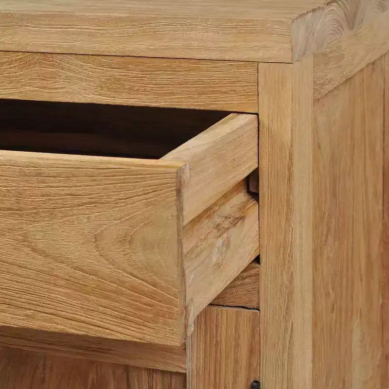 vidaXL Table de chevet Teck massif 40x30x50 cm