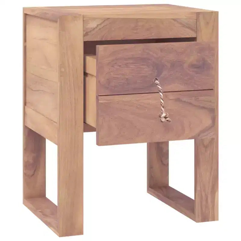 vidaXL Table de chevet 40x30x50 cm Bois de teck massif