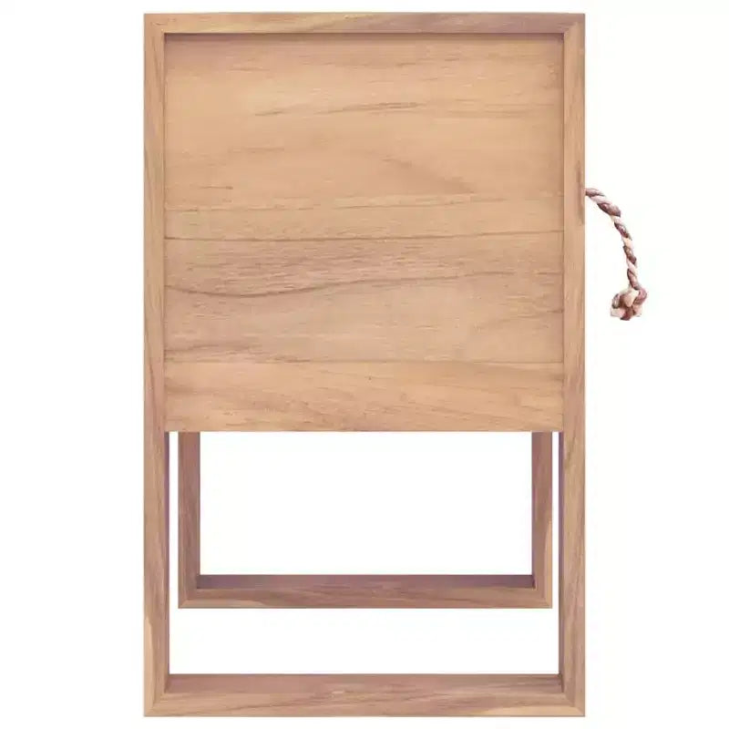 vidaXL Table de chevet 40x30x50 cm Bois de teck massif