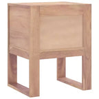 vidaXL Table de chevet 40x30x50 cm Bois de teck massif