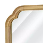 Miroir décoratif Whisen 24 x 36 à coins arrondis, cadre en bois massif, entrée