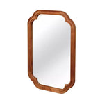 Miroir décoratif Whisen 24 x 36 à coins arrondis, cadre en bois massif, entrée