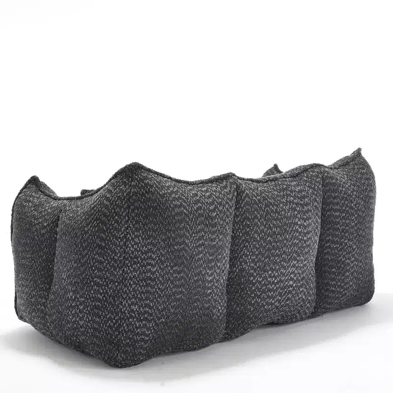 Fauteuil Poire Okak avec Mousse Haute Résilience, Canapé Paresseux Confortable avec Accoudoirs et 2 Places, Fauteuil de Salon Moderne