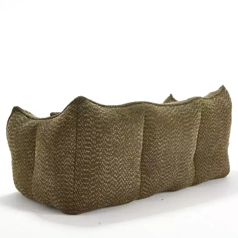 Fauteuil Poire Okak avec Mousse Haute Résilience, Canapé Paresseux Confortable avec Accoudoirs et 2 Places, Fauteuil de Salon Moderne