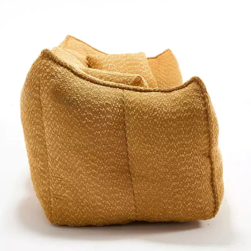 Fauteuil Poire Okak avec Mousse Haute Résilience, Canapé Paresseux Confortable avec Accoudoirs et 2 Places, Fauteuil de Salon Moderne