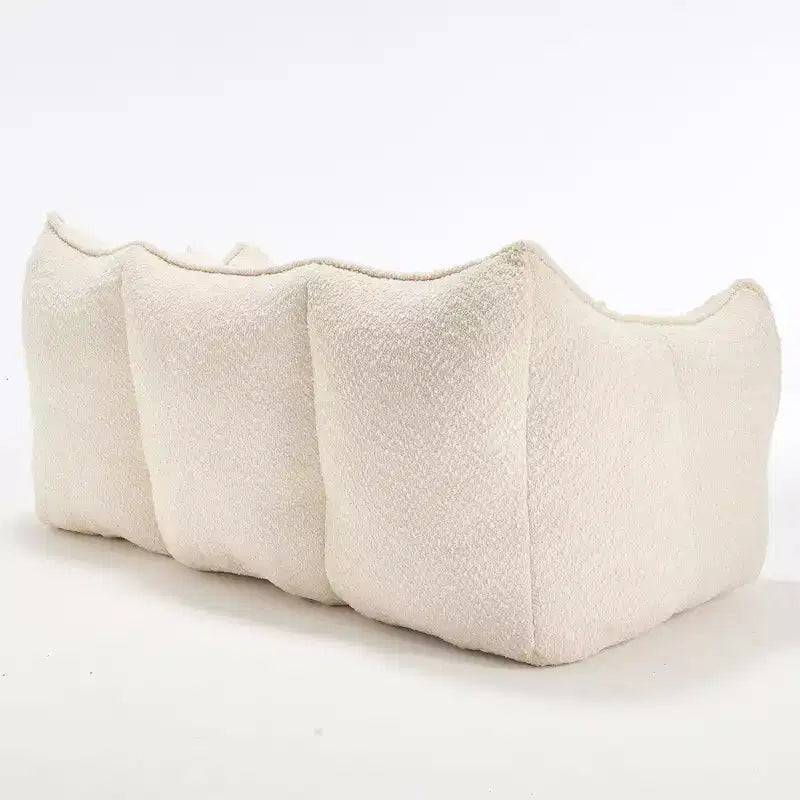 Fauteuil Poire Okak avec Mousse Haute Résilience, Canapé Paresseux Confortable avec Accoudoirs et 2 Places, Fauteuil de Salon Moderne