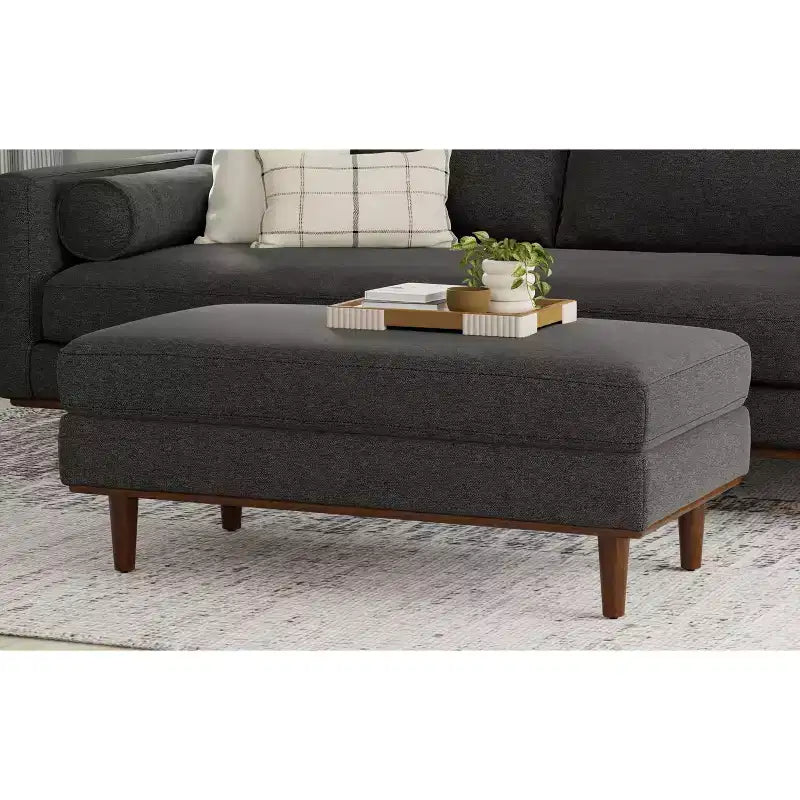 Brixley Grand Repose-pied/Pouf Rectangulaire