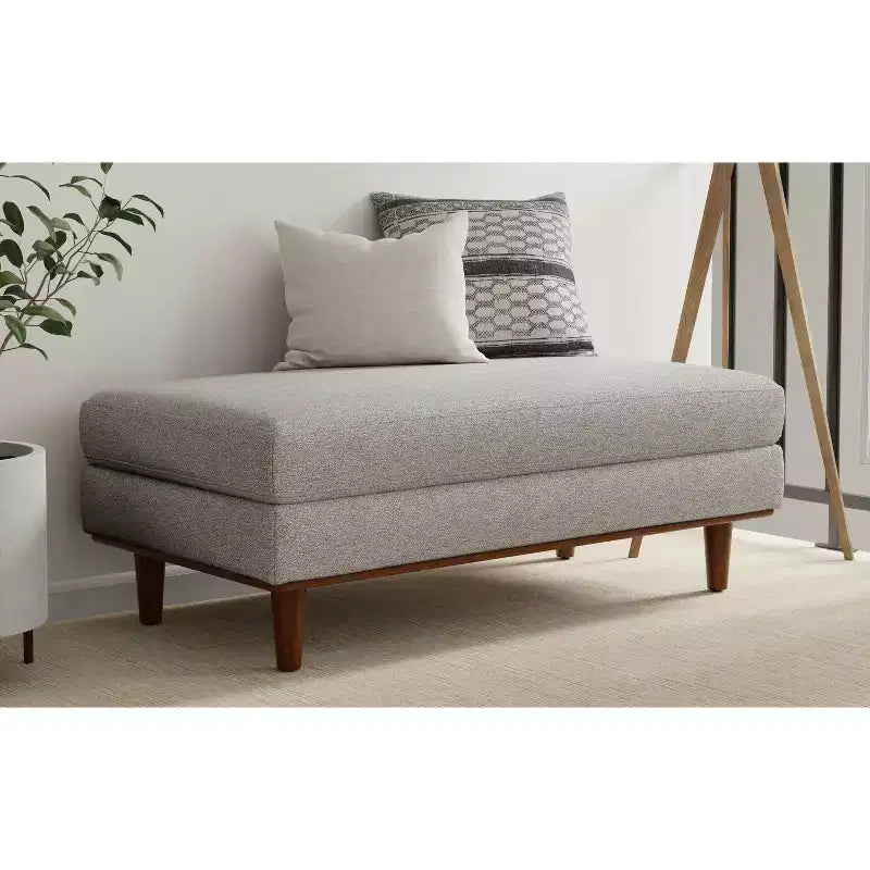 Brixley Grand Repose-pied/Pouf Rectangulaire