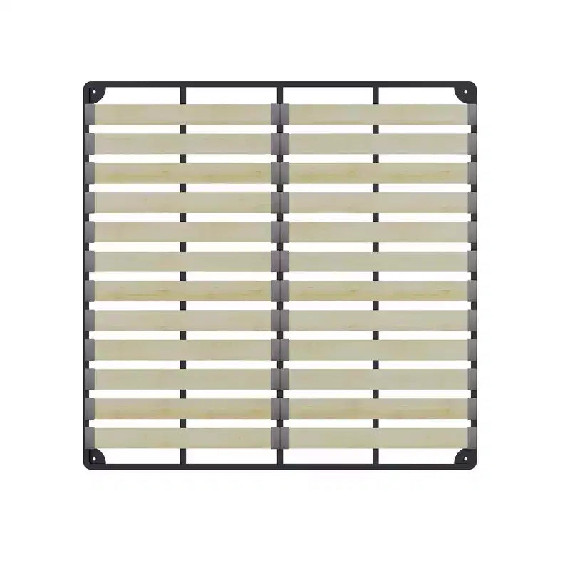 Lit plateforme Whisen King Size en chenille, cadre de lit en bois, tête de lit capitonnée avec oreiller nuage ultra-doux et extra-large