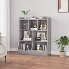 Étagère à Livres 3 Niveaux pour Enfants avec Meuble de Rangement pour Jouets, Casier pour Enfants