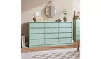 Commodes 12 tiroirs, commode de chambre avec tiroirs profonds, grande commode double pour placard avec plateau large, grande commode en bois pour salon, chambre à coucher