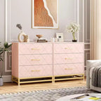 Commode en bois à 3 tiroirs Acekool, commode de rangement moderne avec poignées métalliques, organisateur de rangement pour chambre et salon