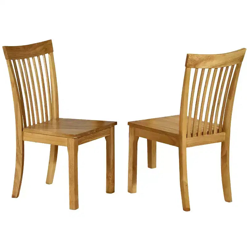 Kings Brand Furniture Kurmer, ensemble de salle à manger 5 pièces, chêne naturel