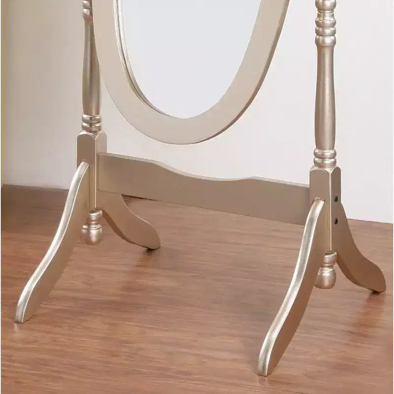Miroir Ovale Entier TUYOHW, Miroir de Coiffeuse avec Cadre en Bois pour Chambre à Coucher, Salon, Vestiaire