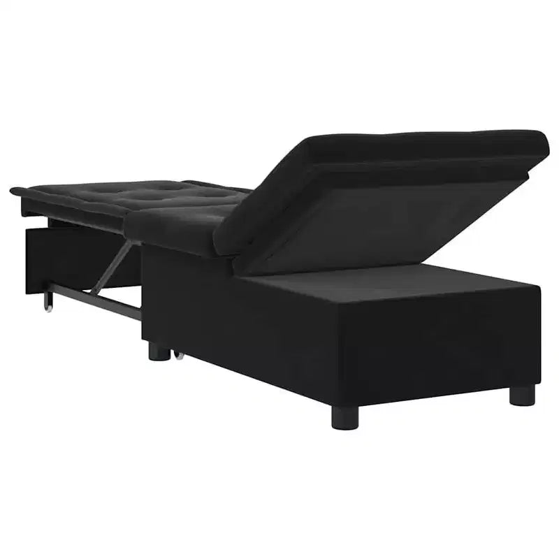 vidaXL Canapé-lit Gris foncé 67 x 194 x 38 cm Velours