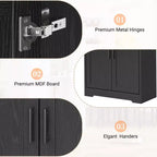 Meuble de rangement haut de cuisine de 70 po - Rangement autonome à 4 portes avec étagères réglables, grande armoire utilitaire pour salle à manger, salle de bain et salon