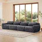 Canapé sectionnel modulaire droit moderne 149, canapé nuage 4 places profond pour salon et chambre à coucher, aucun assemblage requis-Panipeachy
