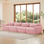 Canapé sectionnel modulaire droit moderne 149, canapé nuage 4 places profond pour salon et chambre à coucher, aucun assemblage requis-Panipeachy