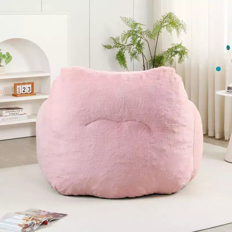 Fauteuil poire Okak avec mousse à mémoire de forme haute résilience, fauteuil de sol paresseux avec accoudoir, chaise longue confortable pour adultes