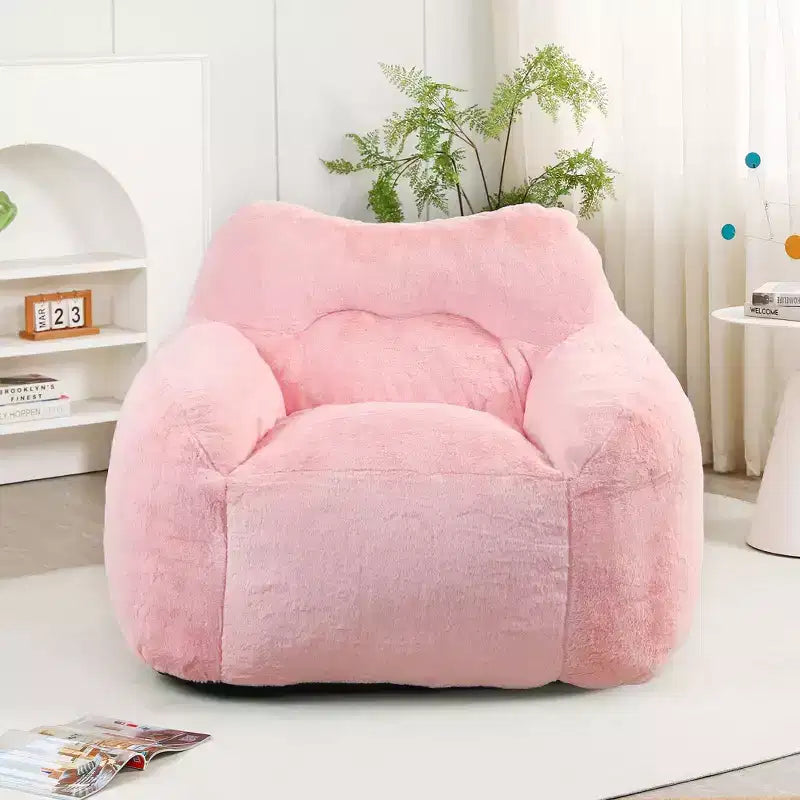 Fauteuil poire Okak avec mousse à mémoire de forme haute résilience, fauteuil de sol paresseux avec accoudoir, chaise longue confortable pour adultes