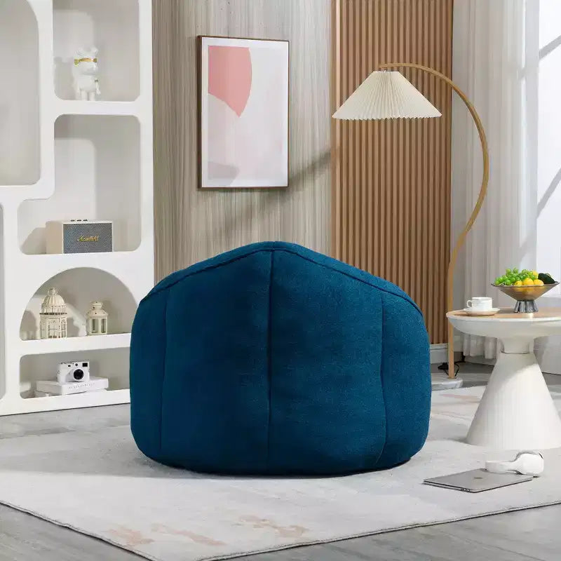 Fauteuil Poire TUYOHW avec Repose-pieds Rembourré, Fauteuil de Sol en Mousse capitonnée pour une Relaxation Totale, Ensemble Fauteuil Canapé Confortable pour Salon, Chambre