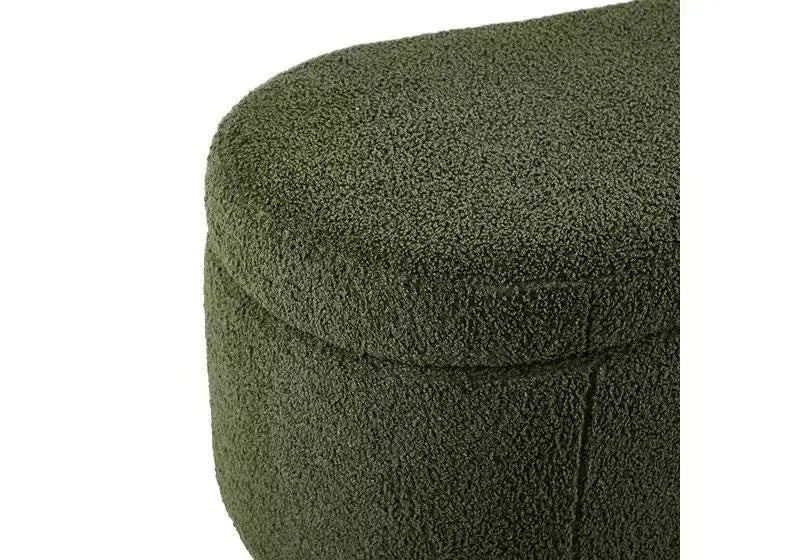 TUYOHW Banc de lit ottoman en boucle en peluche 48 avec rangement et pieds en bois, banc d'appoint pour salon et chambre à coucher, capacité de 400 lb