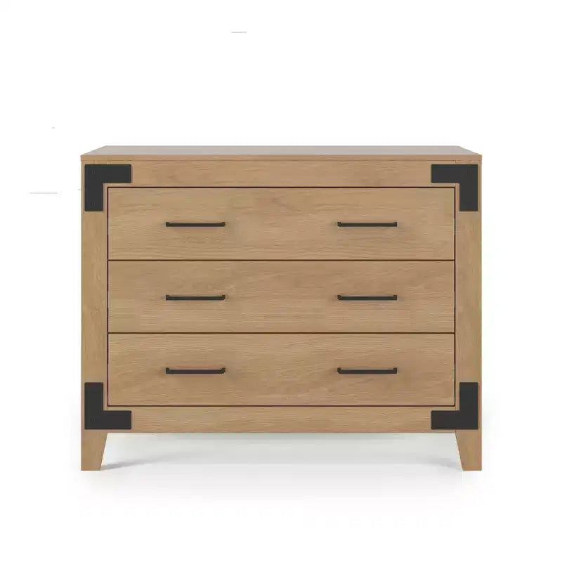 Commode 3 tiroirs Child Craft Lucas pour chambre de bébé ou d'enfant, grand espace de rangement, kit anti-basculement inclus pour éviter le renversement, finition non toxique et sans danger pour bébé