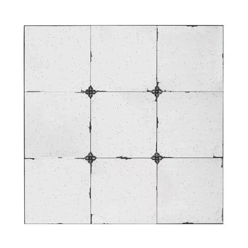 Miroir mural à panneau de verre antique traditionnel de 36 x 36 pouces