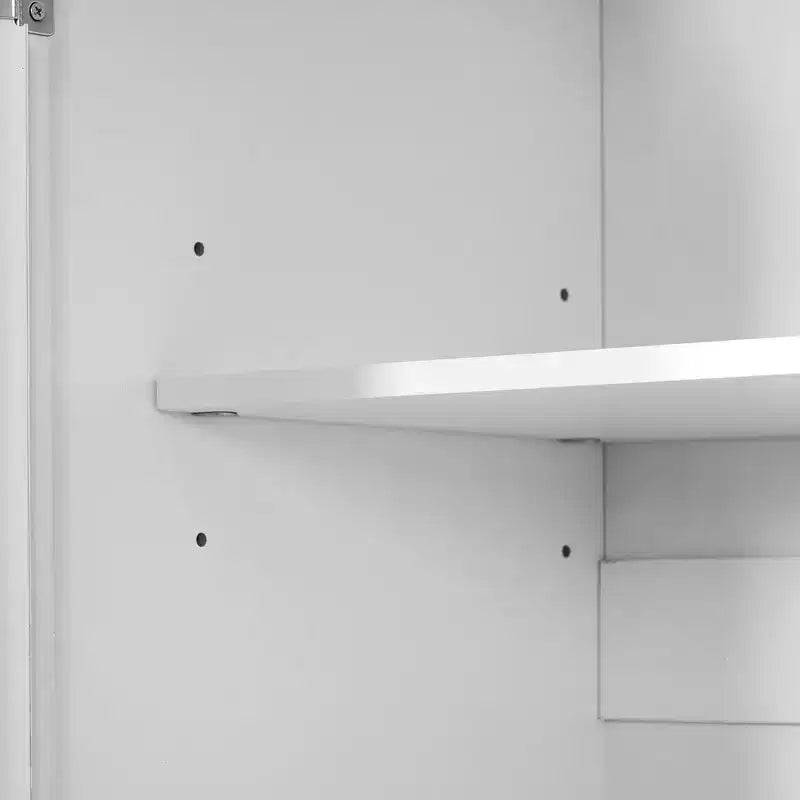 GDFStudio Elea Meuble de Cuisine Indépendant Haut avec 5 Tiroirs, 6 Étagères de Porte et 2 Étagères Réglables