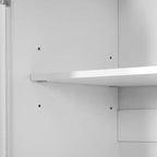 GDFStudio Elea Meuble de Cuisine Indépendant Haut avec 5 Tiroirs, 6 Étagères de Porte et 2 Étagères Réglables