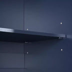 GDFStudio Elea Meuble de Cuisine Indépendant Haut avec 5 Tiroirs, 6 Étagères de Porte et 2 Étagères Réglables