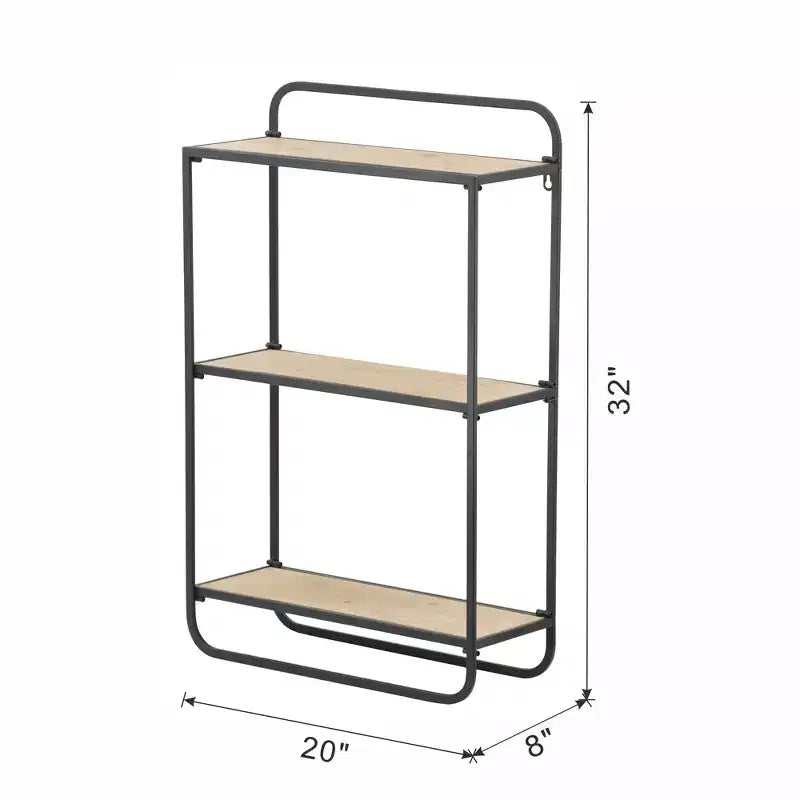 Étagère murale de rangement 20x8x32