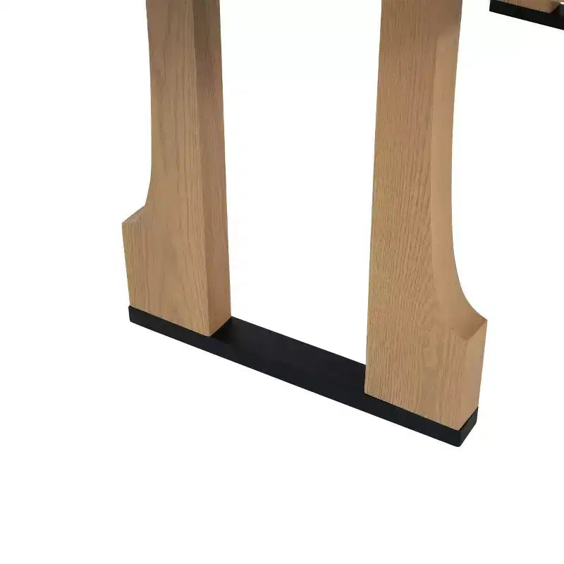 Table à manger rectangulaire de 160 cm, style moderne du milieu du siècle, table de cuisine de ferme pour 6 personnes, table de salle à manger de ferme - Panipeachy
