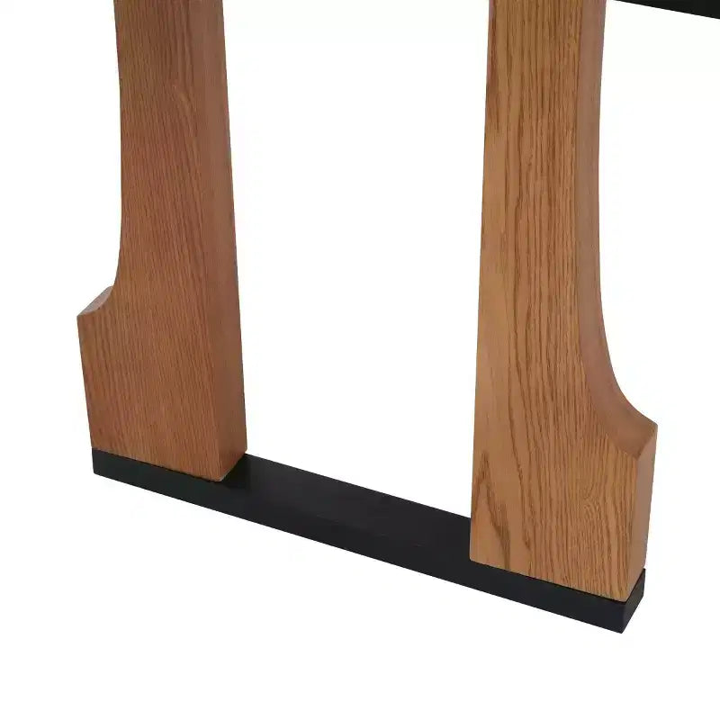 Table à manger rectangulaire de 160 cm, style moderne du milieu du siècle, table de cuisine de ferme pour 6 personnes, table de salle à manger de ferme - Panipeachy