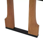 Table à manger rectangulaire de 160 cm, style moderne du milieu du siècle, table de cuisine de ferme pour 6 personnes, table de salle à manger de ferme - Panipeachy