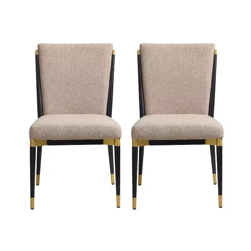 Christopher Knight Home Ulrika Chaises de salle à manger modernes rembourrées (Lot de 2)