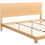 GDFStudio Julia Lit plateforme moderne du milieu du siècle de 30,5 cm en bambou avec support métallique à lattes de bois