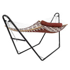 Support de hamac double réglable, cadre en acier pour balcon extérieur, porche, terrasse, plate-forme et jardin, 2,74-4,27 m, capacité de charge de 250 kg